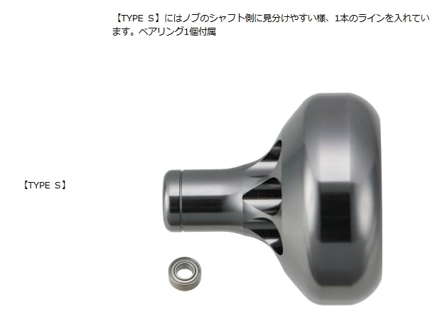 Tsuri Musha Power Wheel Knob Type S S196 Gold