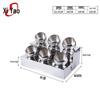 Stainless Steel Buffet Condiment Dispenser Rack
