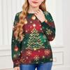 Christmas Day Sweatshirts For Children Boys And Girls Knit Sweater Cute Shirt Fall Crewneck Pullover Tops