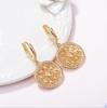 Luxury 3ct Moissanite 925 Silver Big Round Dreamcatcher Dangle Earring Jewelry Lab Dimaond Party Wedding Gift for Women