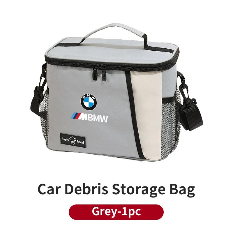 PBRL6 2025 Hot Car Logo Bento Box Organiser Single Shoulder Waterproof Lunch Storage Bag For BMW E46 E90 E60 F30 F10 E39 E36 F20 E87 E