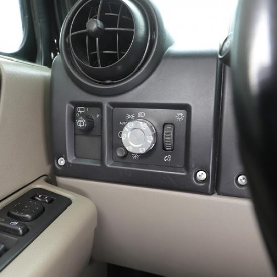 Silver Mecha Headlight Switch Knob Cover Trim Ring For Hummer H2 2003-2007
