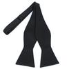 Black Hand-tied Bow Tie (bc00049)