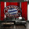 FC Bayern Munchen Custom Name Wall Tapestry Aesthetic Wall Hanging Printed Fabric Blanket Decorative Tapestries for Bedroom Living Room Home Decor