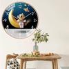 8 Inch Silent Wall Clock Living Room Home Punch-free Modern Simple Creative Net Red Clock Silent Bedroom Quartz Clock