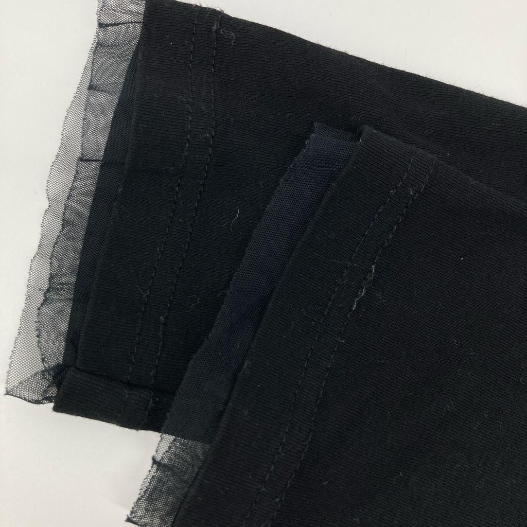 OLLEBOREBLA Black frill design one-piece dress Not written blackUsed