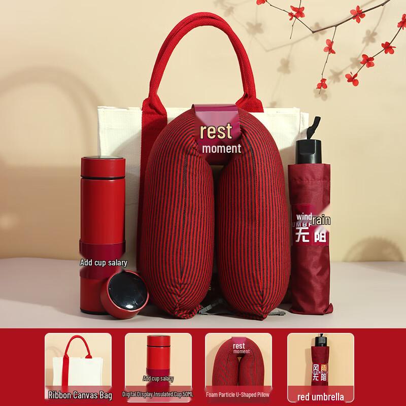 Vanaheimr Red Canvas Bag Set