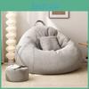 Large Bean Seat Bag Comfortable Lazy Sofa Chair Linen Lounger Couch Gift Tatami