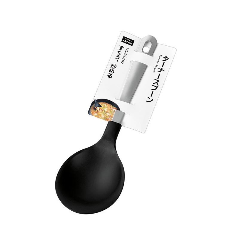 Japanese Import Long Handle Serving Spoon Large Soup Ladle for Restaurant Buffet Hotel Dining Tableware чёрный