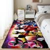 Film P-Power R-Rangers Floor Mat Pattern Printed Flannel Door Mat, Suitable For Bathroom, Living Room, Home Decoration