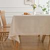 Modern French Country Rectangular Tablecloth Cotton Linen Floral Decor For Dining Room