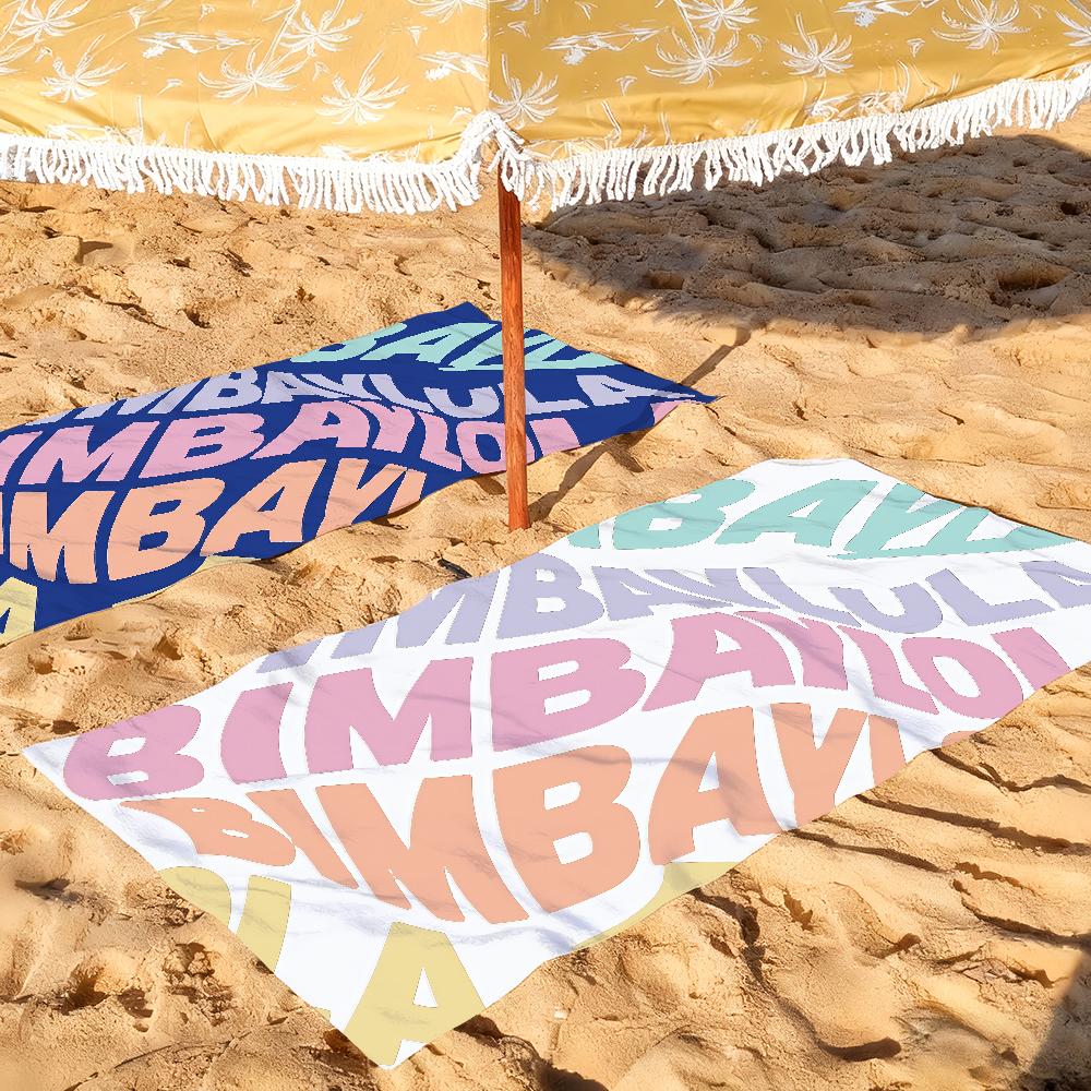 Fashion B-BIMBA Y L-LOLA Towel Quick Drying Beach Towels Are Suitable For Swimming Pools Camping Yoga And The Gym