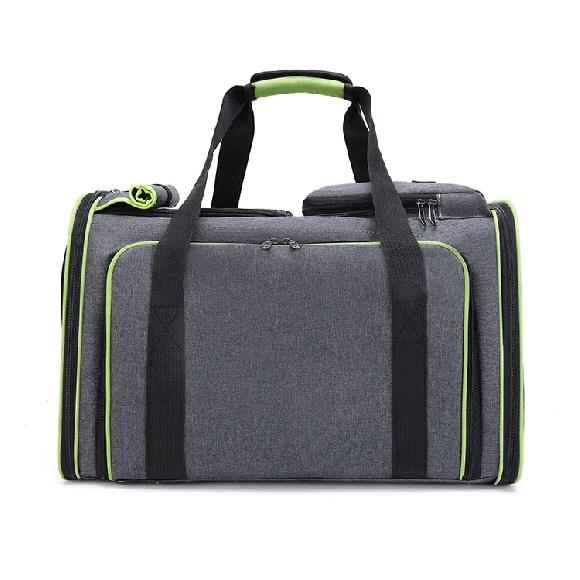 Cat/Dogs Bag Foldable Large Capacity Cat Outdoor Car Expansion Portable Pet Handbag Breathable Diagonal Cross Bag Hiking Camping