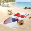 Asciugamano da Spiaggia con Stampa Calcio Croazia Asciugatura Rapida Super Assorbente Morbido Asciugamano da Bagno per Nuoto Spiaggia Viaggio Souvenir Regalo per Fan