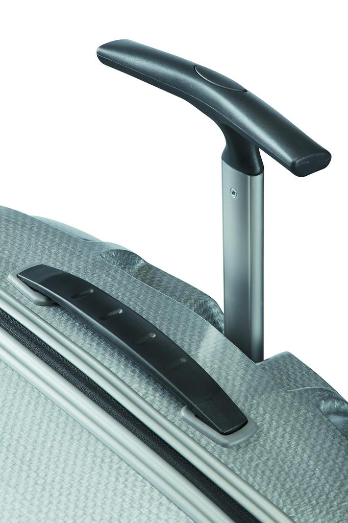 Samsonite Cosmolite Spinner 69 FL2 Koffer, Kostenlose Aufgabegepäckgröße, Garantie inklusive, 68L, 69cm, 2.3kg, V22*25306, 25, Silber