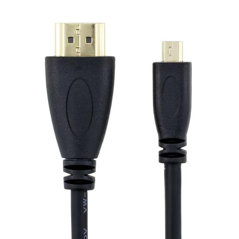 with HDMI 4K 60Hz to Micro HDMI-compatible Cable 1080P HDTV Cord Data Cable Connect Camera Tablet Wire for Raspberry Pi 5/Pi 4