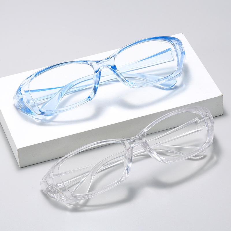 Trendy Jelly Color Anti-Fog & Anti-Splash Goggles – Transparent, Windproof, Sandproof, Anti-Pollen