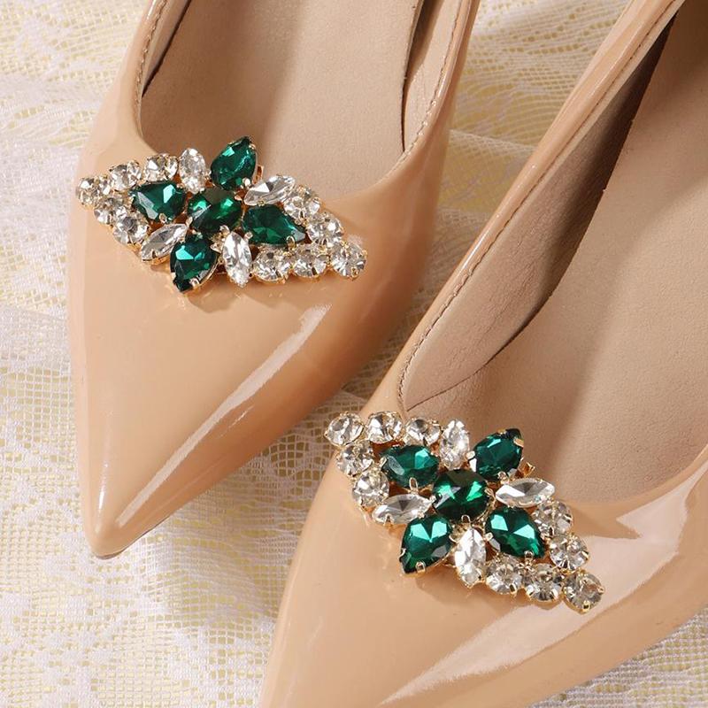 1Pcs Removable Shoe Clips for Ladies, Wedding Bridal High Heel Charms, Fashionable and Gleaming Shoe Buckle Gifts