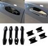 For Nissan Kicks 2025 2026 ABS Carbon Fiber Door Handle Bowl Cover Exterior Side Cap Trim Sticker Car Accessories