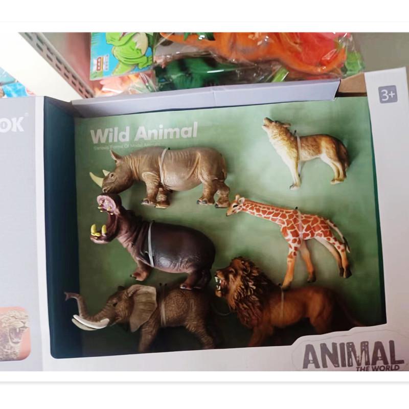 Dinosaur Toy Gift Set: Early Education Animal Playset for Kids Ages 3-9