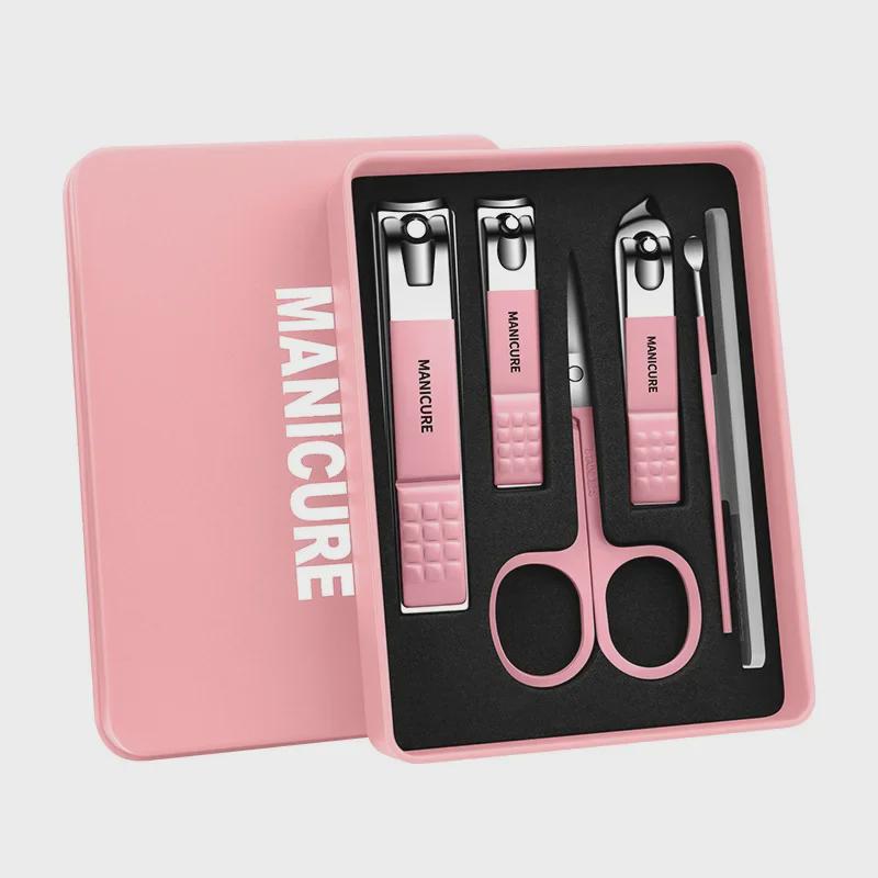 Advanced Anti-Splash Manicure Set with Nail Clippers & Dead Skin Fork