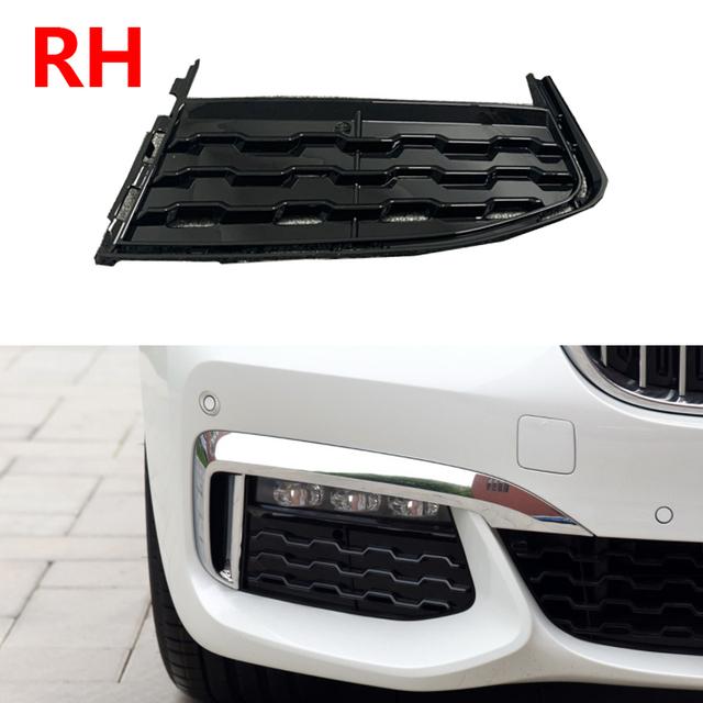 För BMW 7-serie G11 G12 2015 2016 2017 2018   Främre stötfångare Sidogaller Dimljuslock 51118092157 51118092158
