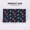 Dinosaurs In Space Pattern Soft Face Towel Quick Dry Pool Bath Cotton Towels Absorbent Quick