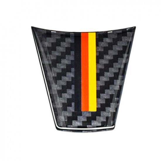 For BMW 3 Series E90 E92 05-12 Carbon Fiber Interior Steering Wheel Trim Cover
