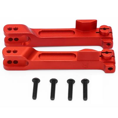 2pcs Sway Bar Arms Rear Aluminum Alloy Double Positioning Holes AntiRoll Bars with Screws for 1 7 Remote Control Car
