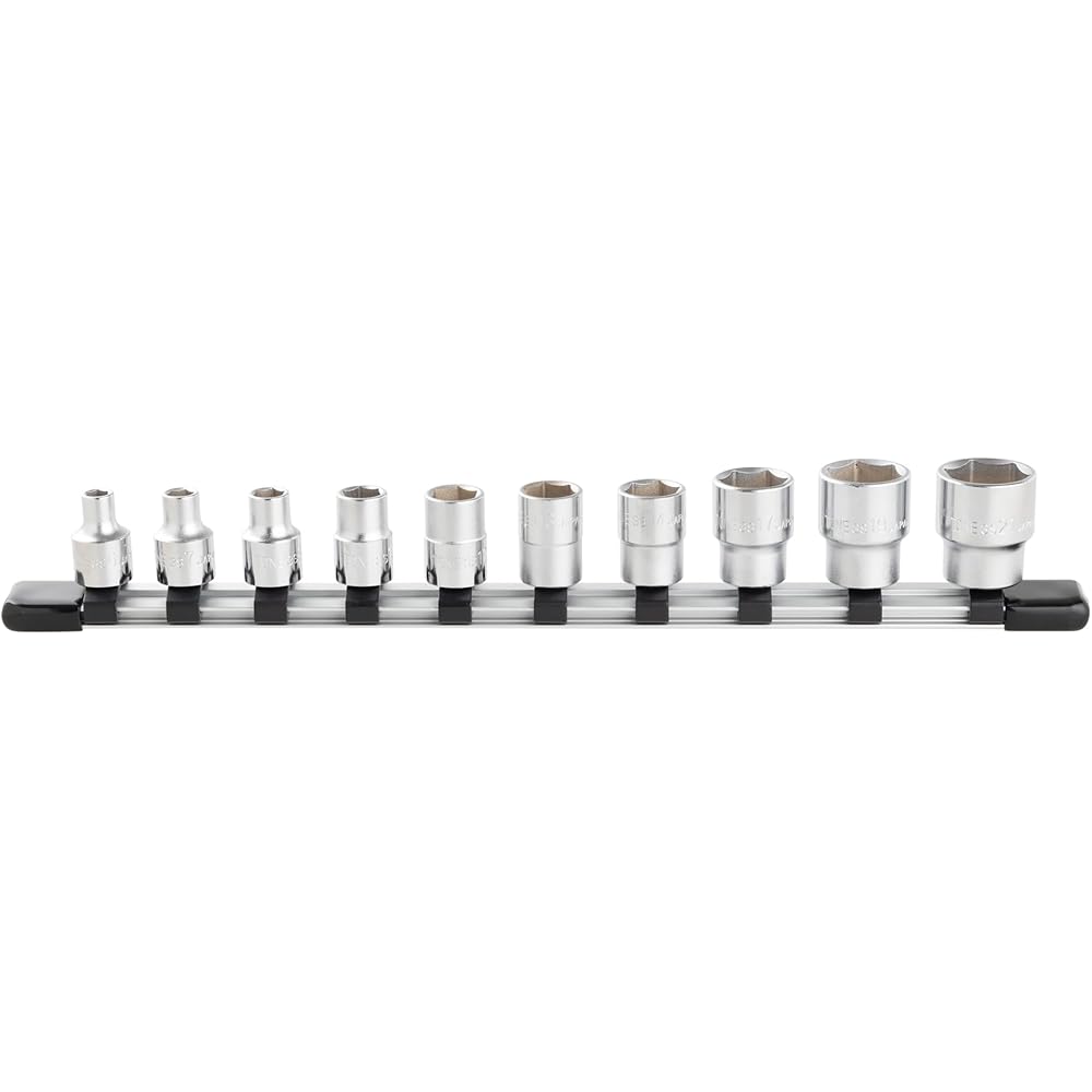 

TONE Socket Set 6-Point with Holder 9.5mm Drive Size 10-Piece Tool Kit