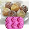 Rose-Shaped Mold For Handmade Soap Making Baking Pan Cake Chocolate Ice Cube Tray Diy Hand Craft Tool