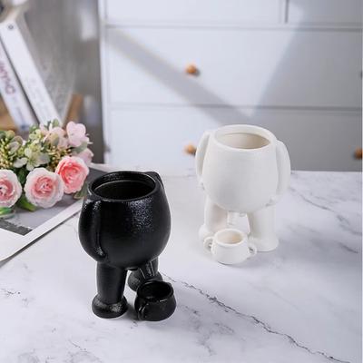 Sukkulenter Keramik-Blumentopf Sukkulenten Urintopf Wohnzimmer Kreativität Parodie Blumentopf Dekoration Grünpflanze Desktop-Ornament