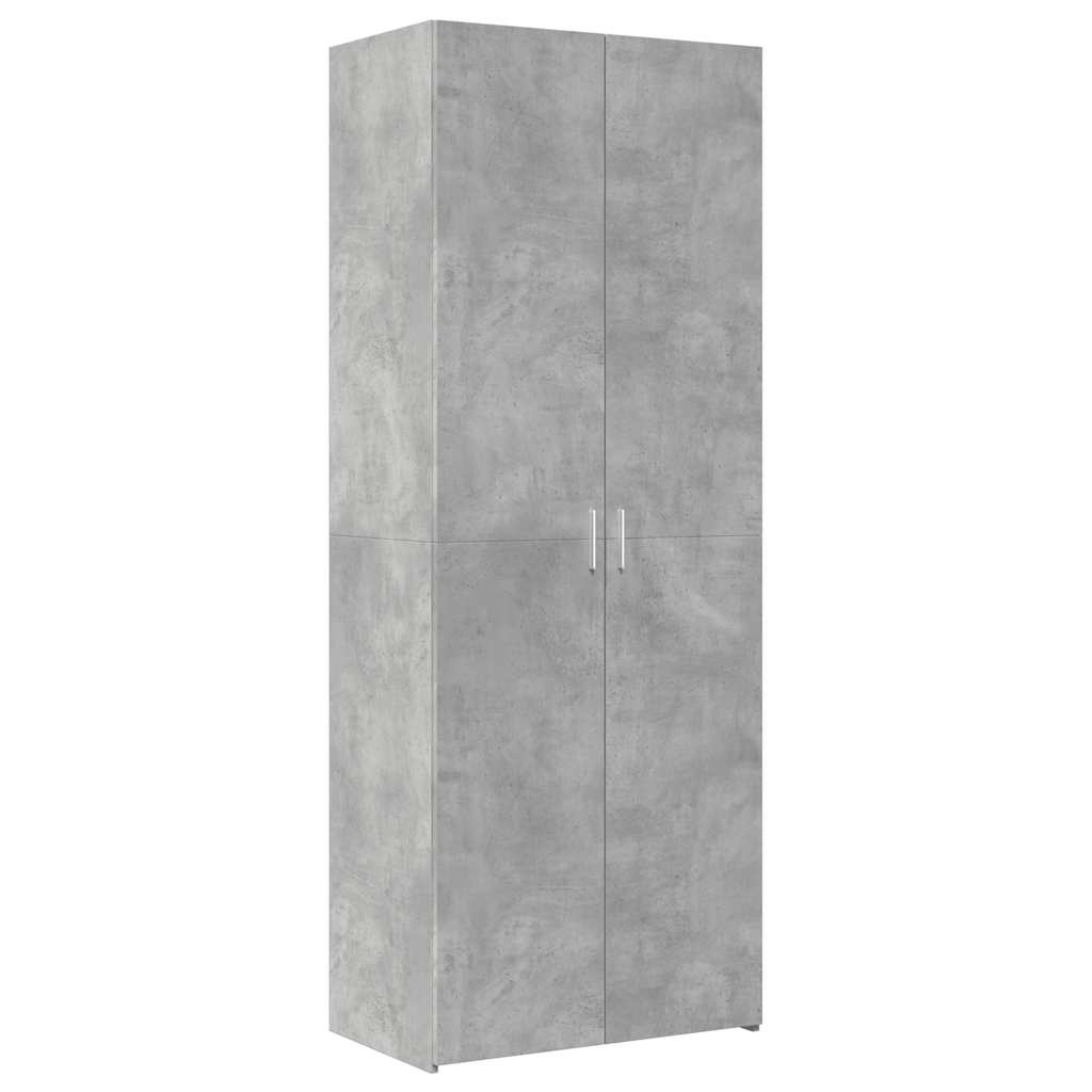 Highboard Concrete Grey 70 x 42.5 x 185 cm Particleboard