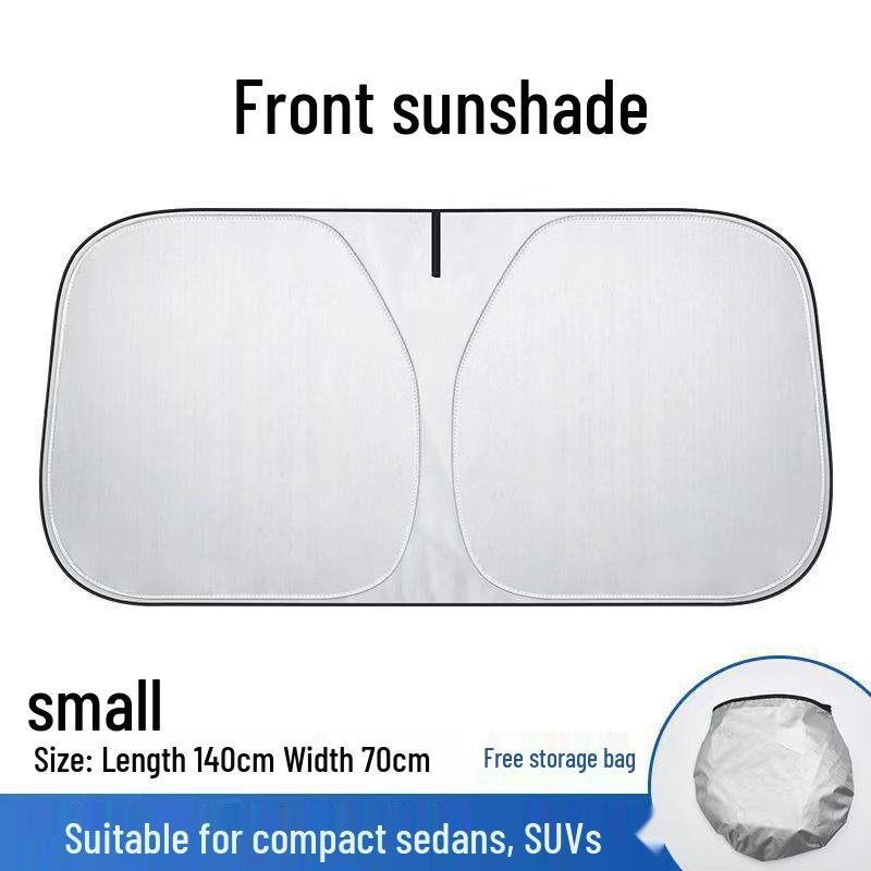 Foldable Car Sunshade Umbrella for Front Windshield - Heat Insulation & Sun Protection