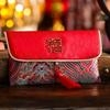 Tassel Design New Year's Blessing Bag Multiple Patterns Brocade Red Envelope  Chinese Wedding