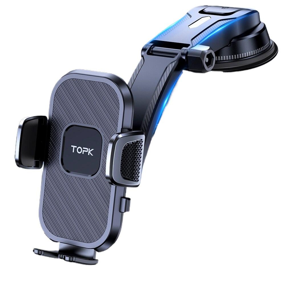 

Автомобильный держатель для телефона TOPK, гравитационная подставка для iPhone, Xiaomi, Samsung, автомобильная мобильная поддержка для приборной панели, лобового стекла, воздуховода, крепления для телефона