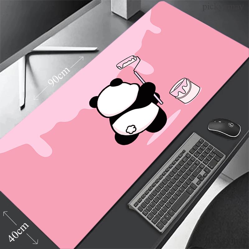 Panda xcm XXL Lock Edge Mousepads Large Gaming Mousepad Desk Mat Mouse Mat Beast Desk Pad For Gift Mouse Pad