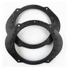 2Pcs Black  Speaker Installation Spacers Brackets Converter Adapter Fit For Mazda 3 5 6 8