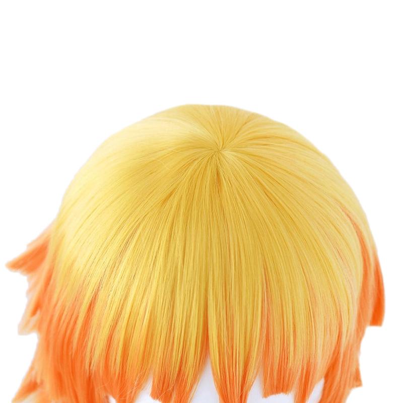 Demon Slayer Agatsuma Zenitsu Kamado Nezuko Wigs Kimetsu No Yaiba Cosplay Wigs