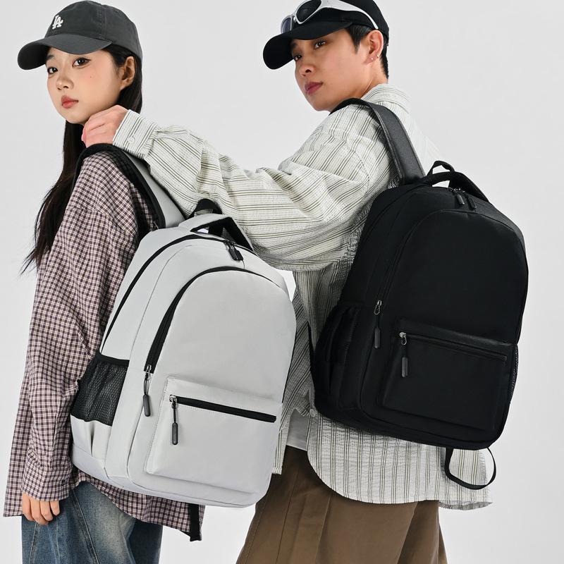 Schoolbag New Large Capacity Simple Backpack Tide Outdoor Commuter Business Travel Backpack Computer Bag Student School Bag