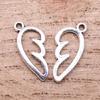 80pcs Alloy Wing Pendants for Crafts DIY Necklaces Bracelets Charm Accessories