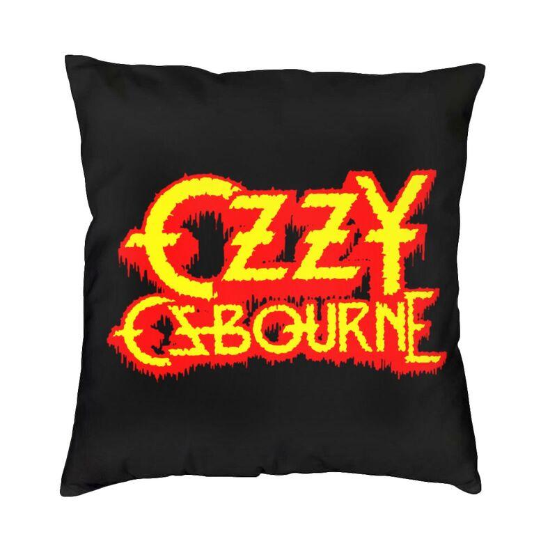 Vibrant Ozzy Osbourne Square Throw Pillow Case Decoration 3D Two Side Print Rock Band Heavy Metal Cushion Cover for Living Room