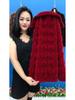 Plus Size Stylish Long-Sleeve Faux Mink Velvet Coat for Middle-Aged and Elderly Women
