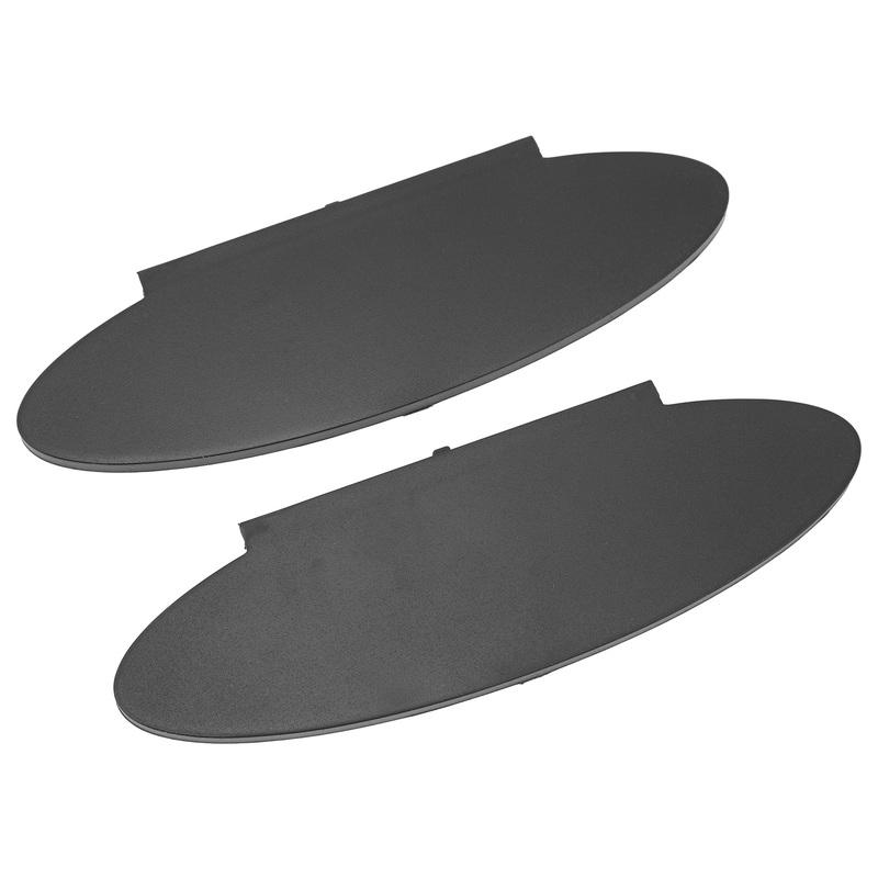 2Pcs Car Sun Visor Mirror Cover 99670142102 Sunvisor Lid Cover Replacement for Porsche Boxster Cayman 986 987 2002-2012