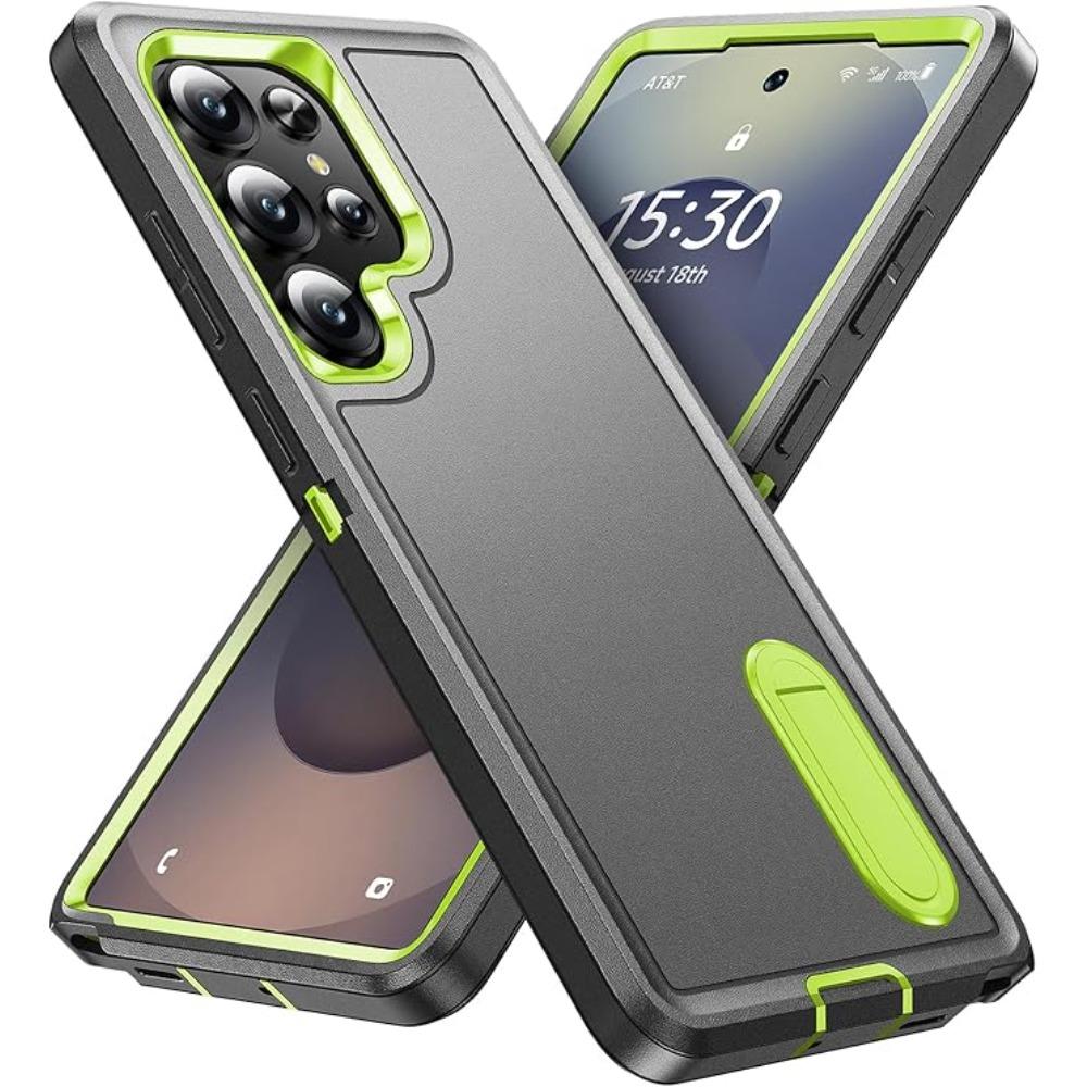 Rugged Military Grade Anti-Drop Matte Case With Kickstand For Samsung Galaxy S26 Plus S25 S24+ S23 FE S22 Ultra Protector Cover