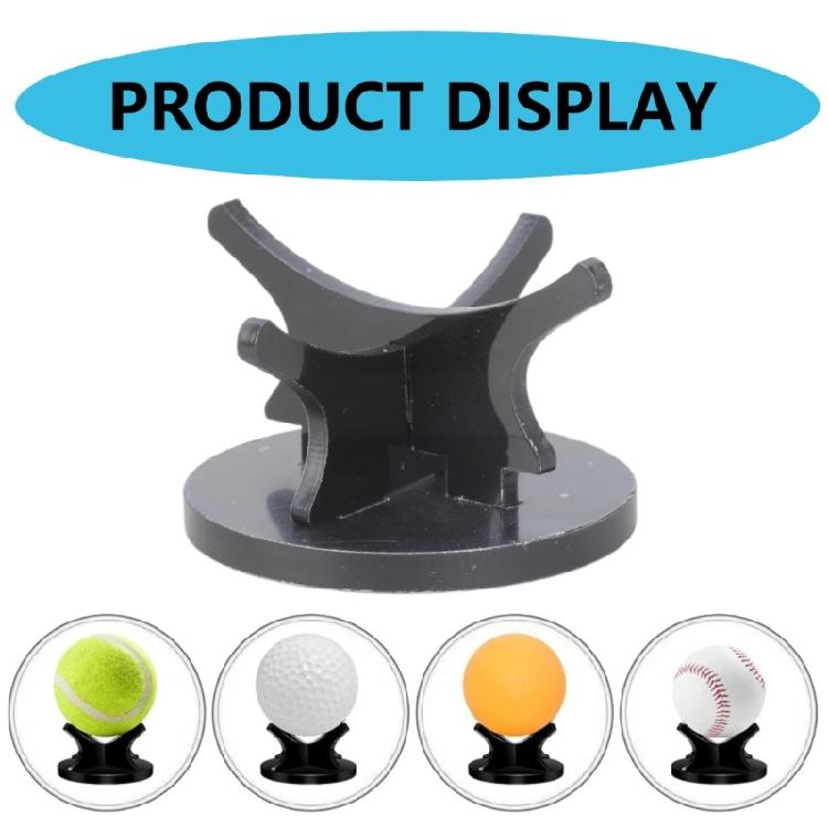 Acrylic Golf Balls Softball Display Stand Baseball Clear Stand Balls Holder Base Balls Spheres Tennis Display Holder