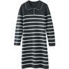 Betu Women's Striped Long-Sleeve Knit Dress