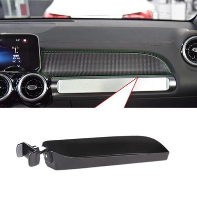 ABS Black Co-pilot Dashboard Mobile Phone Holder Storage Box Fit For Mercedes Benz GLB Class X247 Auto Accessories