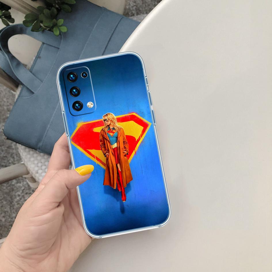 

PP60 Supergirl Soft Shell Transparent Phone Case for Motorola Moto Edge 20 30 40 50 S30 Fusion Ultra Pro Neo Lite + G200 G23 Motorola Edge 30 Neo