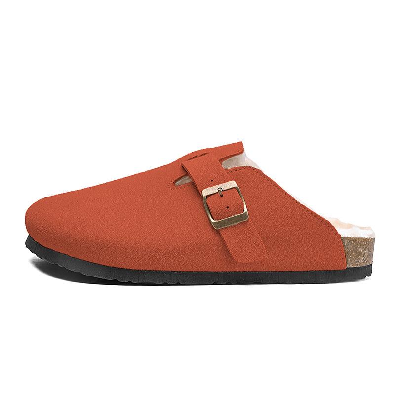 Factory Special Boken Head Cotton Slippers Men's and Women's Indoor Velvet Warm Drag Men's Foreign Trade Household Cotton Slippers